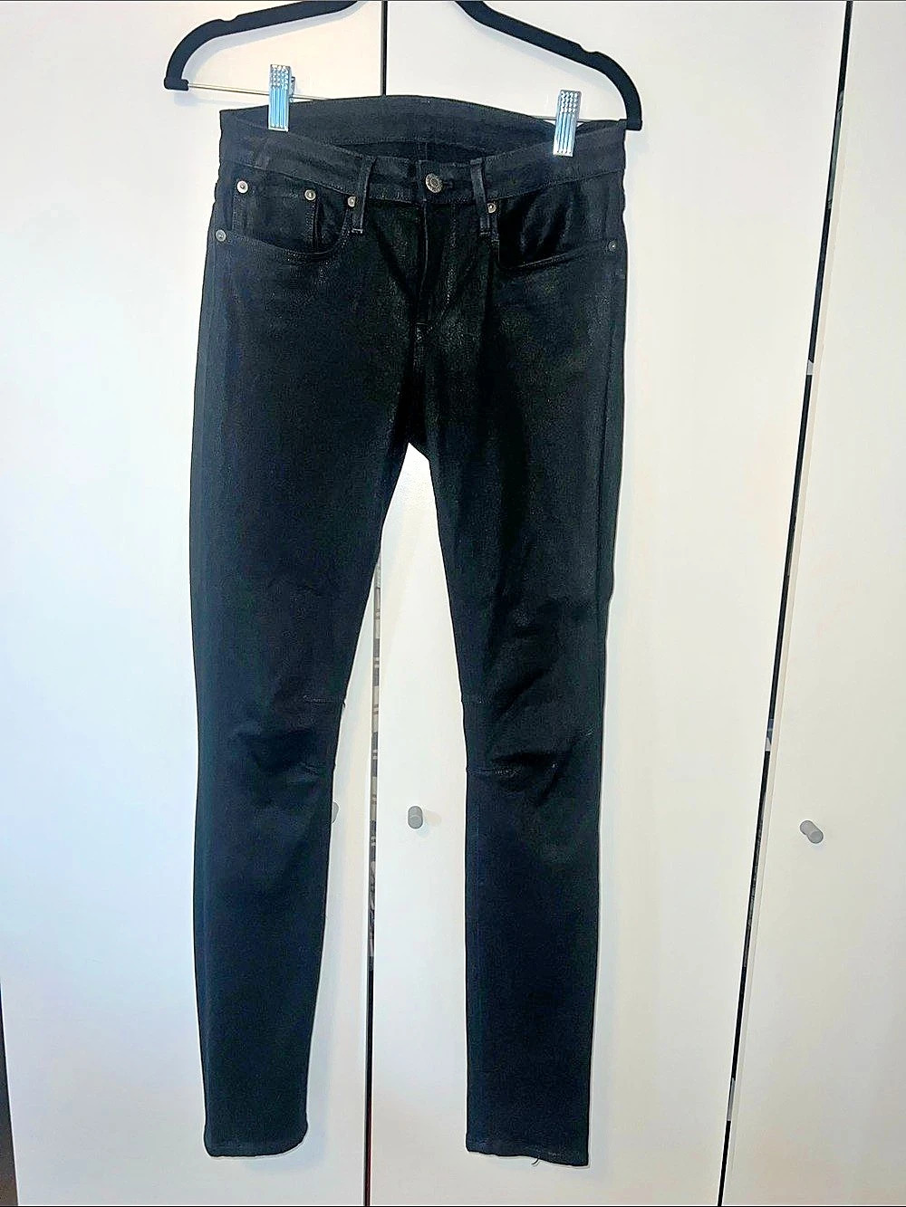 Helmut Lang Skinny Jeans Black Waist 26